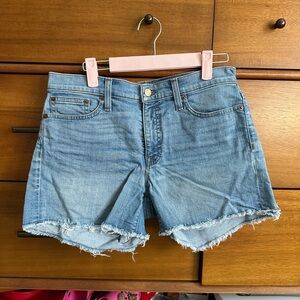 J. Crew Light Blue Denim Cutoff Shorts